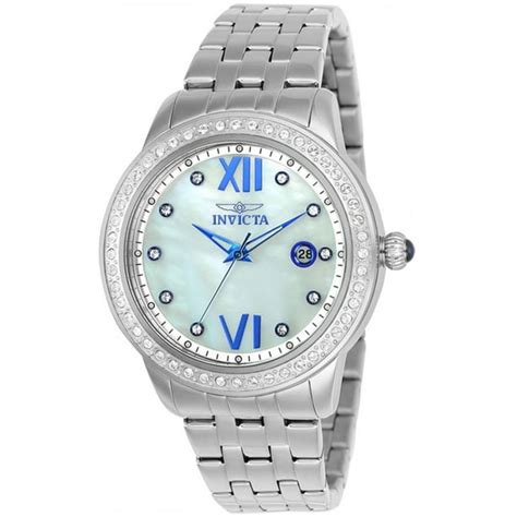 Invicta Invicta Womens Angel 48 Crystal Watch Stainless Steel