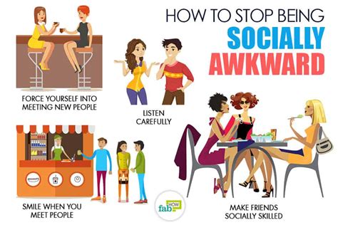 How To Stop Being Socially Awkward Killer Tips Fab How