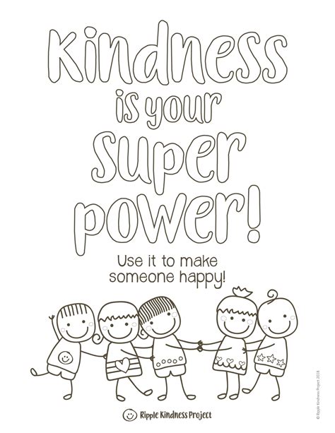 Free Kindness Printables
