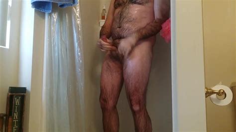 Jerking Off In The Shower Cum Shot Hairy Free Man Porn 75