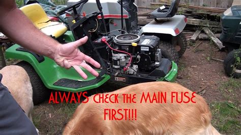 How To Troubleshoot And Diagnose A John Deere Riding Lawnmower That Won