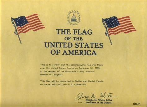Also, having it fly over afghanistan was very significant.. Explore Our Printable Flag Flying Certificate Template ...