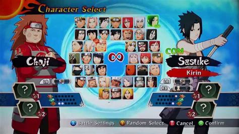 Todos Os Personagens Naruto Shippuden Ultimate Ninja Storm 2