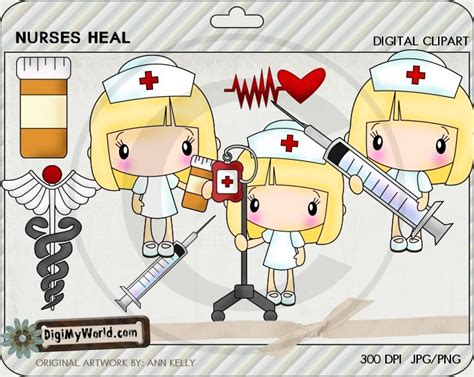 Nurses Heal Detailed Image Nurse Character