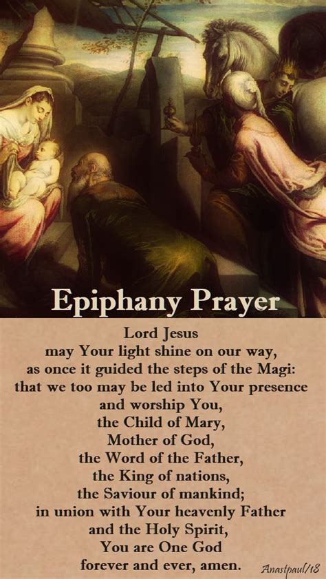 Epiphany Prayer 7 Jan 2018 Epiphany Quotes Saint Quotes Catholic