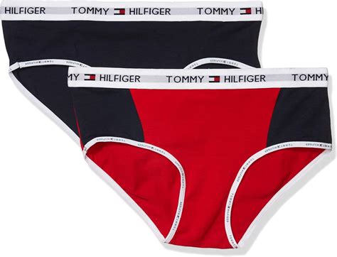Tommy Hilfiger Womens Sporty Band Hipster Underwear Panty 2 Pack At