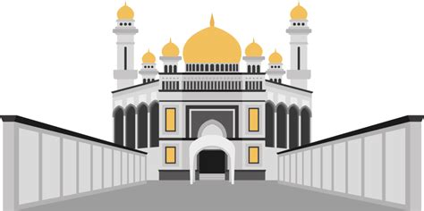 Masjid kartun berwarna gambar islami. 17 Gambar Masjid, Mosque Kartun Vector PNG Keren ...