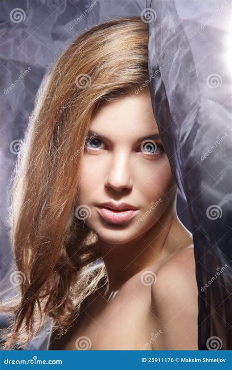 Portrait Of A Young Naked Woman In Makeup Royalty Free Stock Image Image 25911176