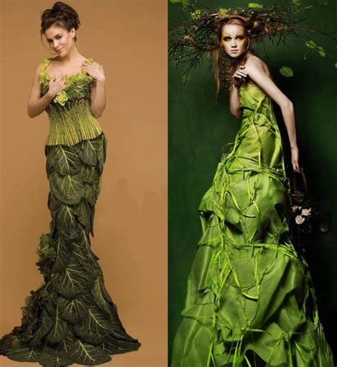 Nature Inspired Designs Nature Inspired Fashion Fashion Vegetable Dress