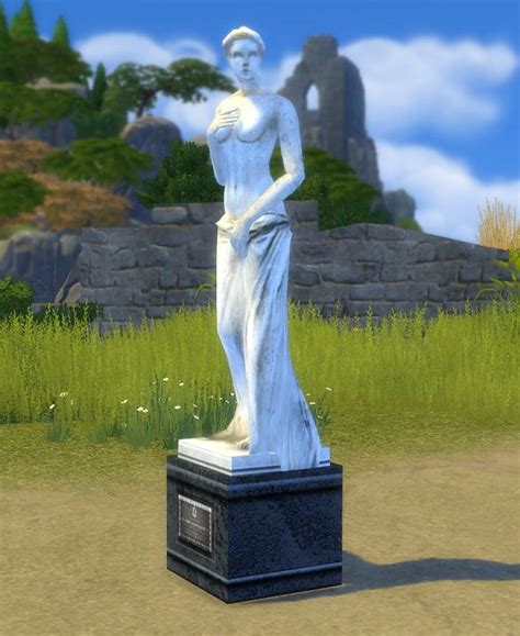 Simsworkshop Life Stories Venus Reward Statue By Biguglyhag • Sims 4