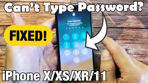 Iphone Xxrxs11 Cant Type Passcode Or Password Fixed Youtube