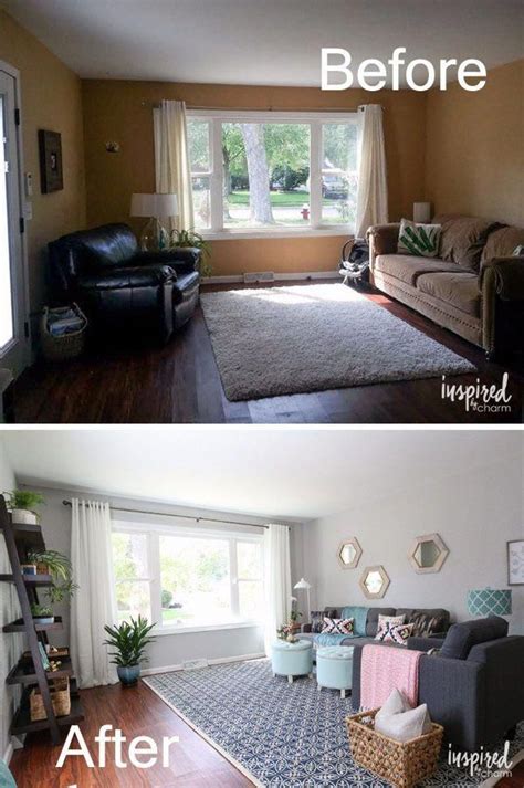 17 Awesome Before And After Living Room Makeovers