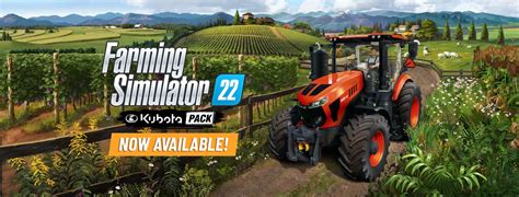 Kubota Pack Dlc For Farming Simulator 22 Farming Simulator 22 Mod