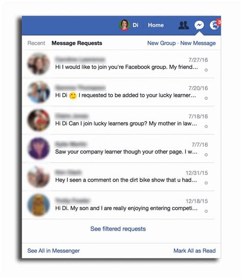 How To View Unread Messages Facebook Messenger Devicemag