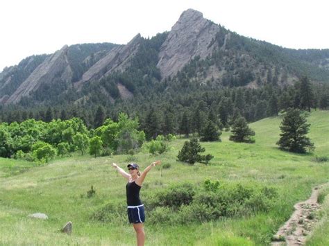 The Flatirons Boulder Co We Hiked A Little Up The Trail Too