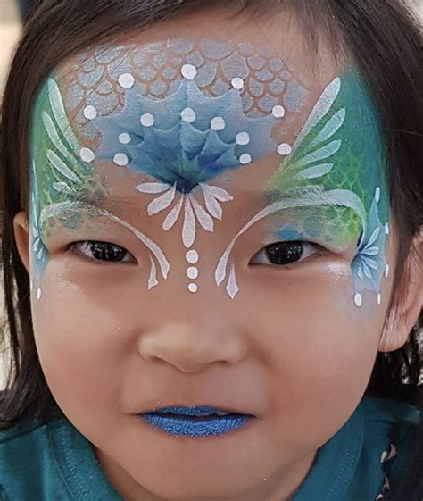18 Mermaid Face Painting Stencil Face Painting Ideas