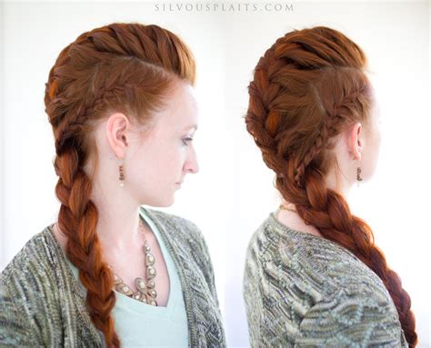 Inspired by historic nordic warriors, the viking haircut encompasses many different modern men's cuts and styles, including braids, ponytails, shaved back. Viking Hairstyle Female Tutorial - Kecemasan l