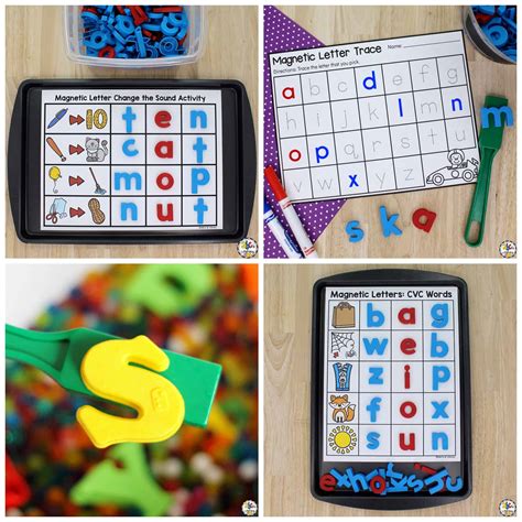 Magnetic Letter Activities Hands On Learning Resources For Kids