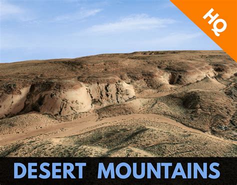 Desert Terrain Surface Landscape Environment PBR 3D asset