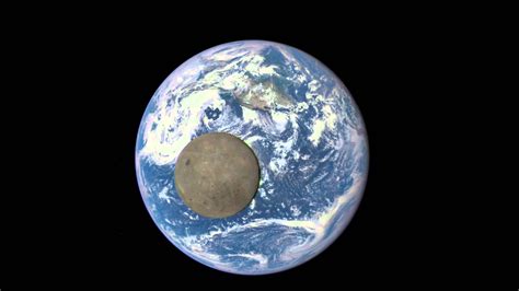 Nasa Releases An Epic View Of The Moon Transiting The Earth Taken From One Million Miles Away
