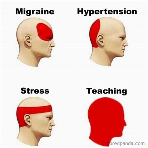 Headache Types Teacher Memes Funny Funny Memes Sarcastic Headache Types