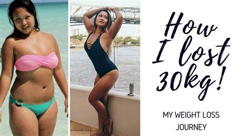 My Weight Loss Journey How I Lost 30kg 66lbs Youtube