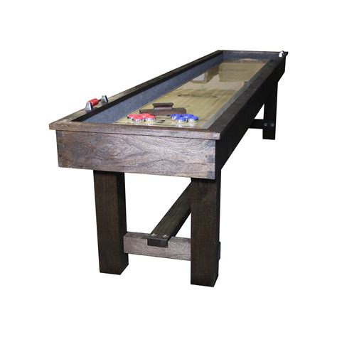 Imperial Reno Rustic 12 Foot Shuffleboard Table Pool Tables R Us