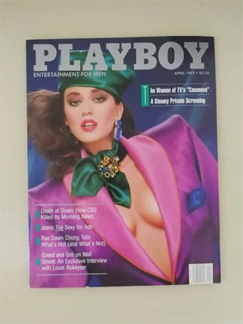 Playboy Magazine April Playmate Anna Clark The Women Of Casanova