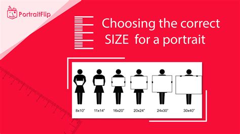 Size Chart How To Choose Right Size For Your Portraits