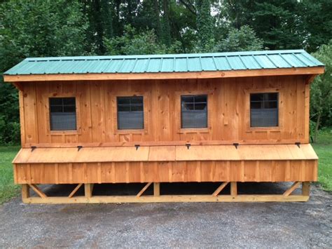 8×24 Chicken Coop Amish Built Chicken Coops