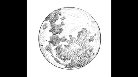 Full Moon Drawing Easy At Explore Collection Of
