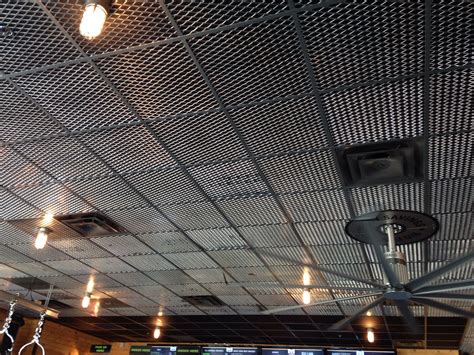 Cool Drop Ceiling From Expanding Metal Grate Metal Ceiling Dropped