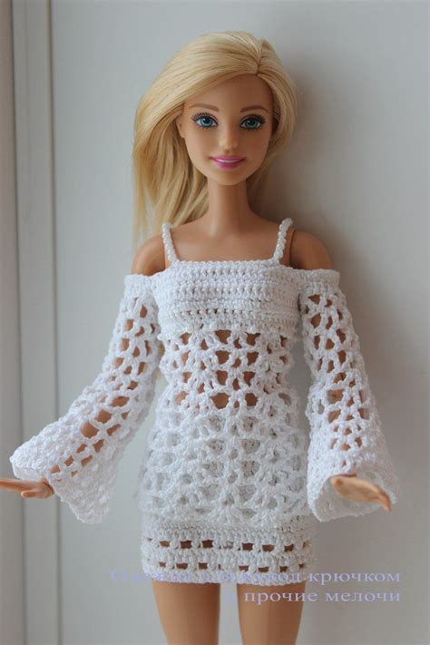 Одежда для кукол крючком и прочие мелочи Crochet Barbie Clothes