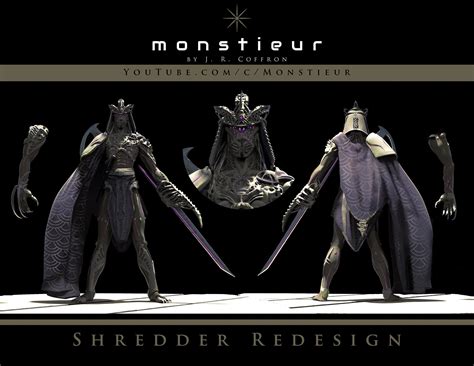 Shredder Redesign! : r/TMNT