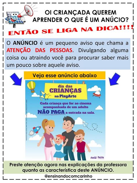 Atividade Anúncio Publicitário 5 Ano - Com Gabarito