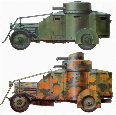 Axis Tanks And Combat Vehicles Of World War Ii Italian Armoured Cars