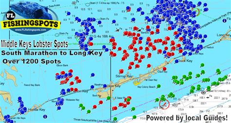 Florida Keys Lobster Spots Gps Spots For Lobster In The Florida Keys