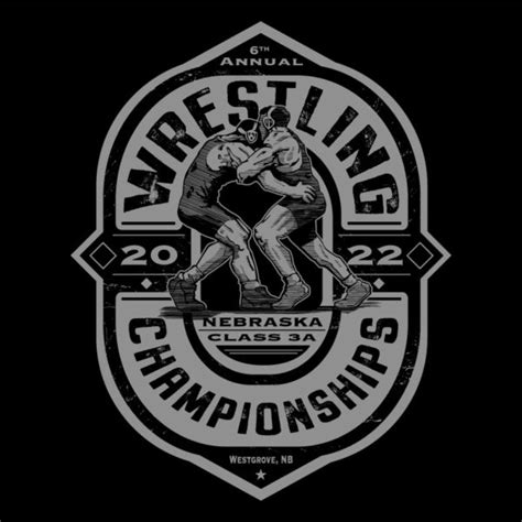 Wrestling Championships Shirt Design With Wrestlers