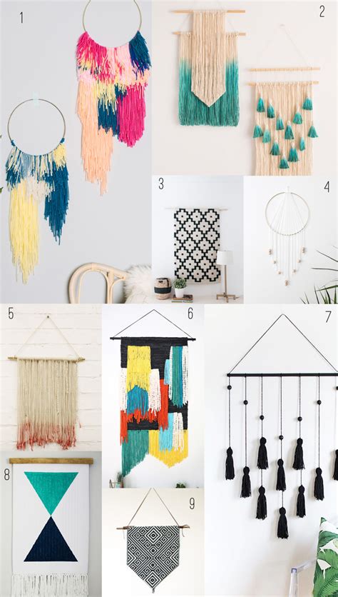 Well you're in luck, because here they come. 9 AMAZING DIY WALL HANGINGS - Tell Love and PartyTell Love and Party