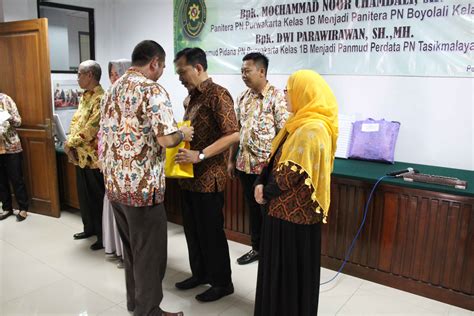 Pengantar Alih Tugas Panitera Dan Panitera Muda Pidana