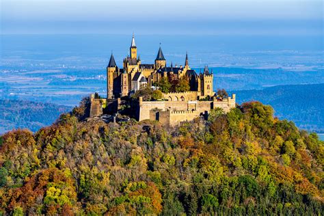 Wallpaper Hohenzollern Castle Hohenzollern Castle On The Hill Trees
