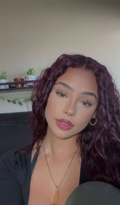 Dyed Red Hair Colored Curly Hair Pretty Hair Color Hair Inspo Color