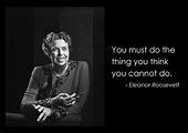 Eleanor Roosevelt quotes | Master of Something I'm Yet To Discover ...