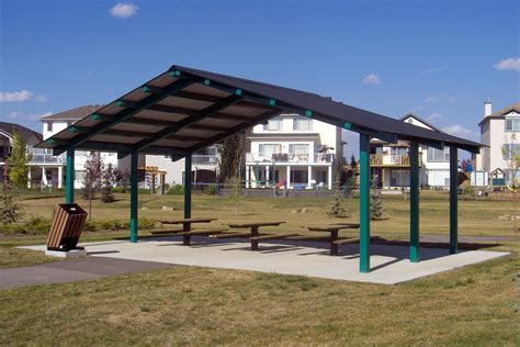 Steel Picnic Shelters Custom Park And Leisure