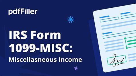 How To Fill Out A 1099 Misc Tax Form Youtube