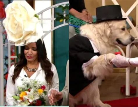 Video Woman Marries Her Pet Dog On Live Tv