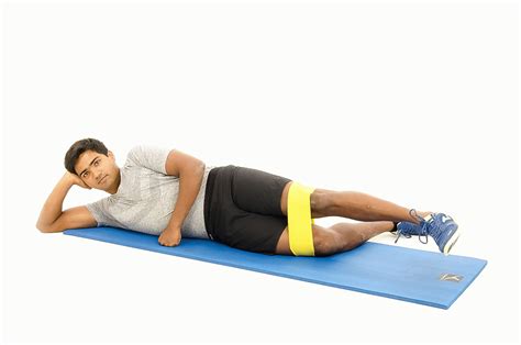 Side Lying Leg Lift With Theraband Vissco Healthcare Private Limited