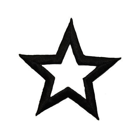 Id 3479 Estrella Negra Esquema Parche Sky Craft Emblema Etsy España
