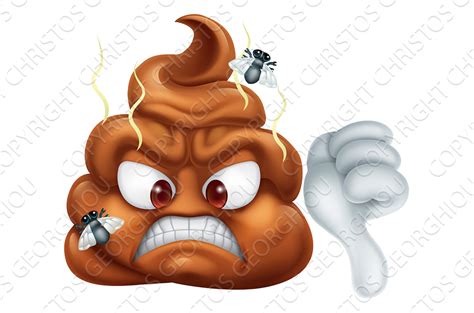 Angry Mad Dislike Hating Poop Poo By Christos Georghiou On Dribbble