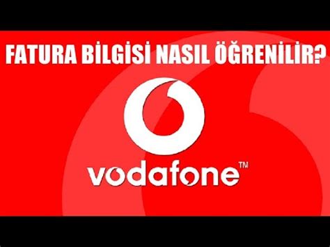 Vodafone Fatura Bilgisi Nasıl Öğrenilir YouTube